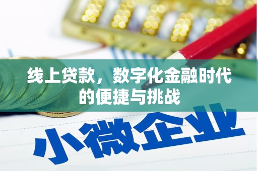 玉树线上贷款，数字化金融时代的便捷与挑战