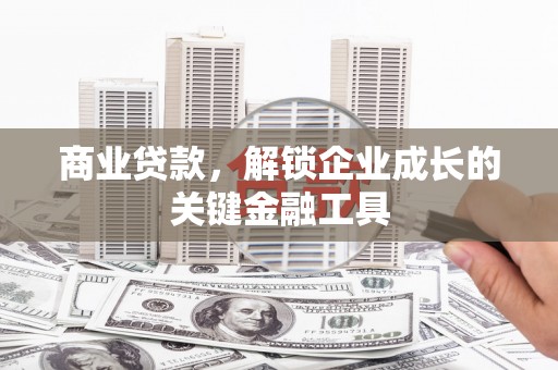 玉树商业贷款，解锁企业成长的关键金融工具
