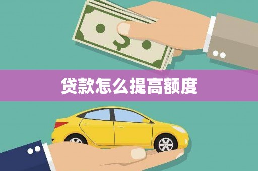 玉树贷款怎么提高额度