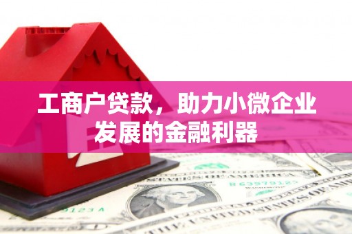玉树工商户贷款,助力小微企业发展的金融利器 玉树工商户贷款,助力小微企业发展的金融利器