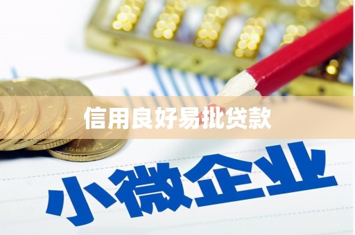 玉树信用良好易批贷款