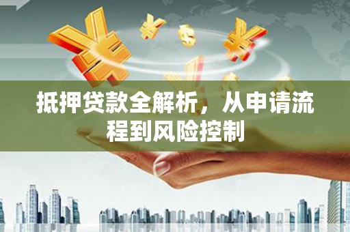 玉树抵押贷款全解析，从申请流程到风险控制