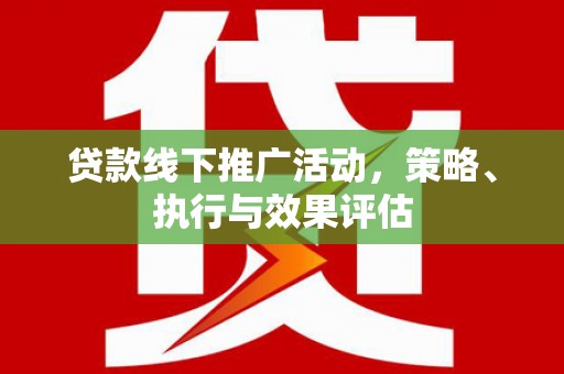 玉树贷款线下推广活动，策略、执行与效果评估