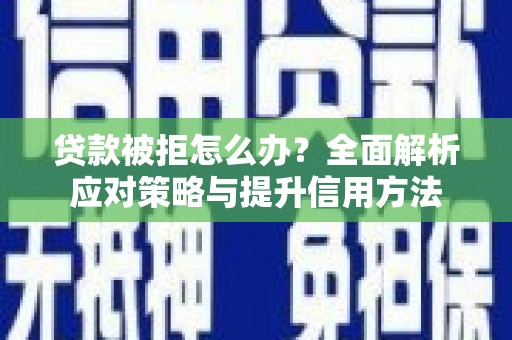玉树贷款被拒怎么办？全面解析应对策略与提升信用方法