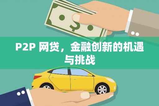 玉树P2P 网贷，金融创新的机遇与挑战