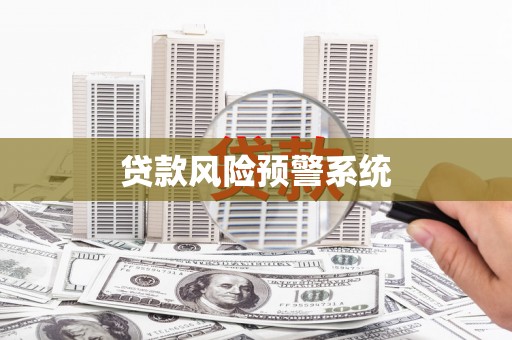 玉树贷款风险预警系统