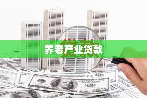 玉树养老产业贷款