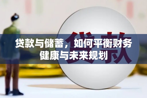 玉树贷款与储蓄，如何平衡财务健康与未来规划