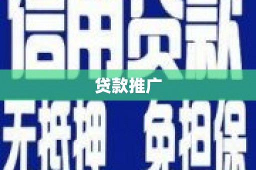玉树贷款推广