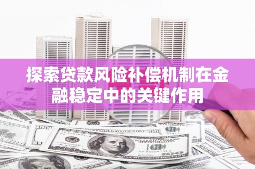 玉树探索贷款风险补偿机制在金融稳定中的关键作用