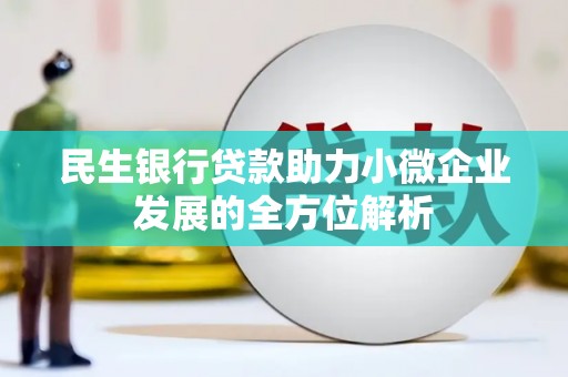 玉树民生银行贷款助力小微企业发展的全方位解析