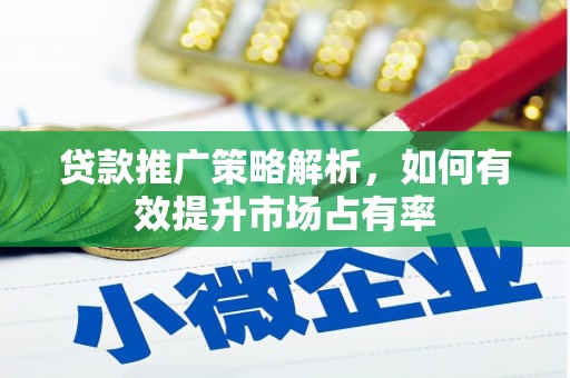 玉树贷款推广策略解析，如何有效提升市场占有率