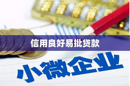 玉树信用良好易批贷款
