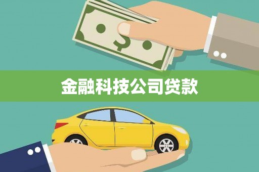 玉树金融科技公司贷款