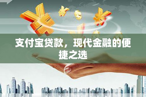 玉树支付宝贷款，现代金融的便捷之选
