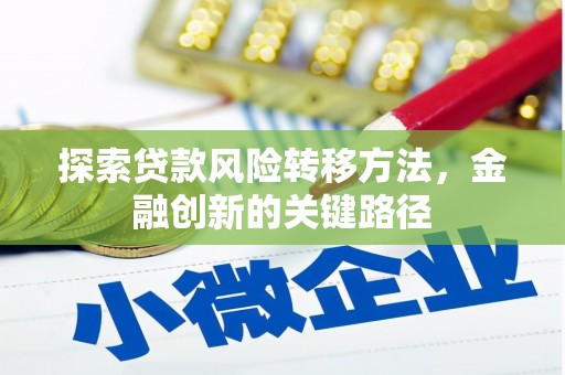 玉树探索贷款风险转移方法，金融创新的关键路径