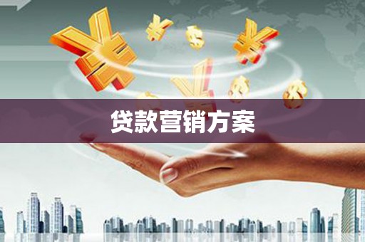 玉树贷款营销方案