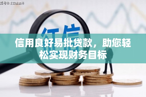 玉树信用良好易批贷款，助您轻松实现财务目标