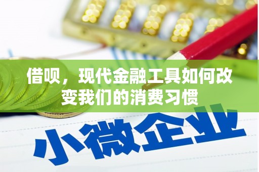 玉树借呗，现代金融工具如何改变我们的消费习惯
