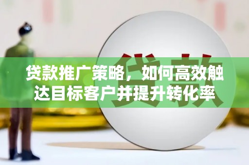 玉树贷款推广策略，如何高效触达目标客户并提升转化率