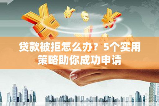 玉树贷款被拒怎么办？5个实用策略助你成功申请