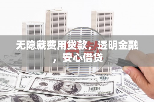 玉树无隐藏费用贷款，透明金融，安心借贷