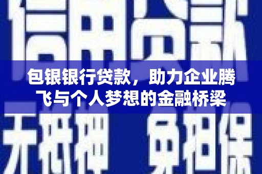 玉树包银银行贷款，助力企业腾飞与个人梦想的金融桥梁