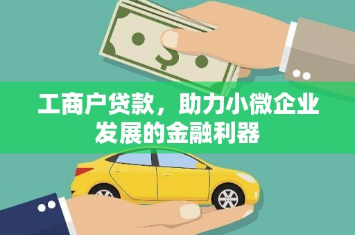 玉树工商户贷款，助力小微企业发展的金融利器
