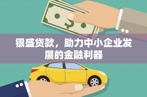 玉树银盛贷款，助力中小企业发展的金融利器