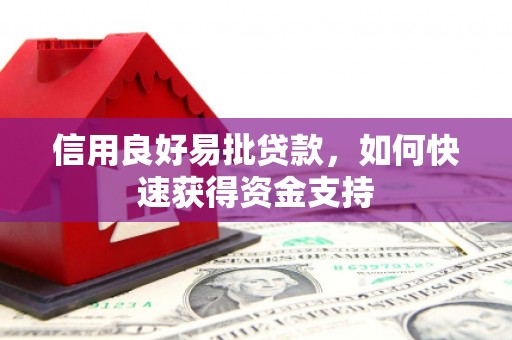 玉树信用良好易批贷款，如何快速获得资金支持