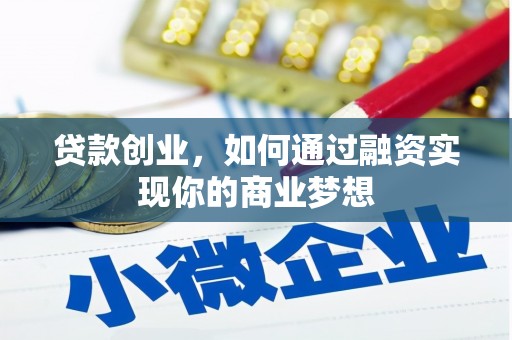 玉树贷款创业，如何通过融资实现你的商业梦想