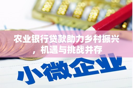 玉树农业银行贷款助力乡村振兴，机遇与挑战并存