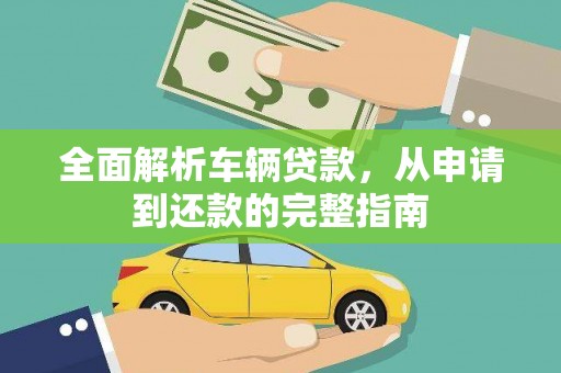 玉树全面解析车辆贷款，从申请到还款的完整指南