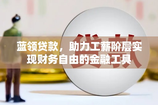 玉树蓝领贷款，助力工薪阶层实现财务自由的金融工具