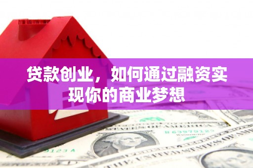 玉树贷款创业，如何通过融资实现你的商业梦想