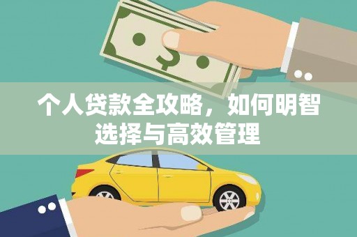 玉树个人贷款全攻略，如何明智选择与高效管理