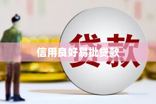 玉树信用良好易批贷款