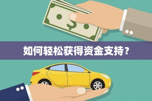 玉树如何轻松获得资金支持？