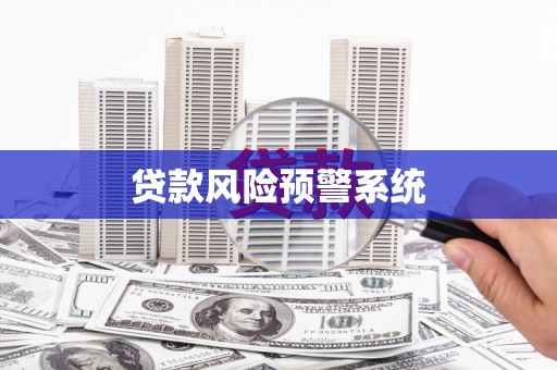 玉树贷款风险预警系统