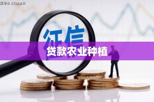 玉树贷款农业种植