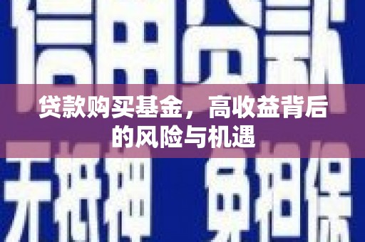 玉树贷款购买基金，高收益背后的风险与机遇